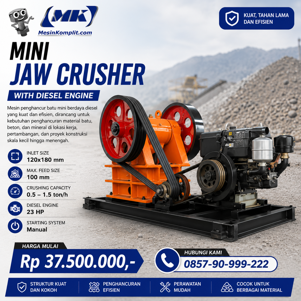 Mesin Penghancur Batu (MS...